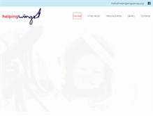 Tablet Screenshot of helpingwingsjersey.org